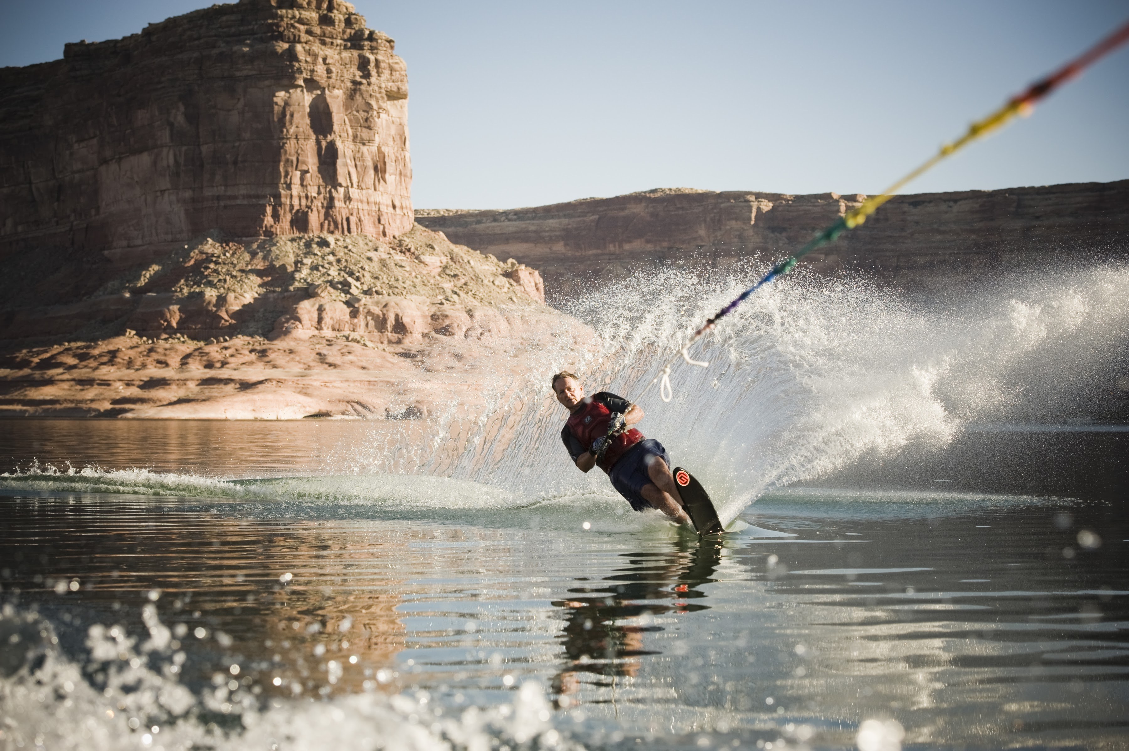 Don at Lake Powell — still shredding