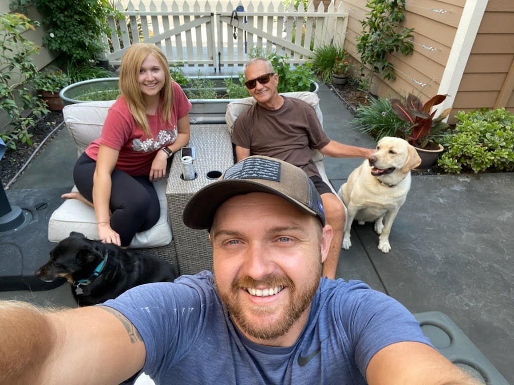 Ryan, Kelly, Don and the family